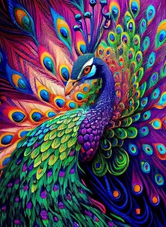 TREXEE 5D Diamond Painting by Number Kits for Adults & Kids, 12x16inch DIY Full Drill Embroidery Cross Stitch Pictures Art Kit, DIY Diamond Painting Kit DIY Painting kit (Color 30) - Image 1